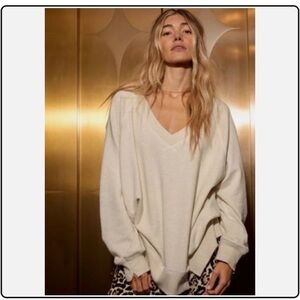 Aerie Oversized French Terry pullover sweater